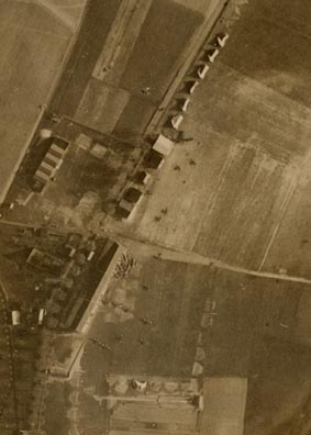 Nivelles airfield from the air